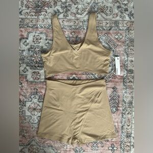 NWT Steele Women's Tan Athletic Shorts Set